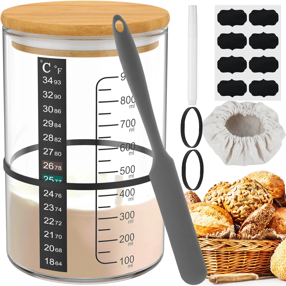 D’Anne’s Sourdough Starter Jar Kit